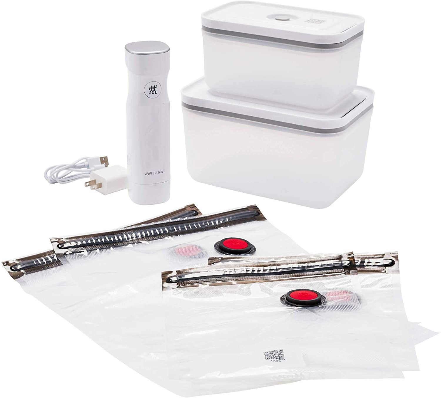 ZWILLING, Set “FRESH & SAVE” per sottovuoto salva freschezza da 7 pezzi - vetro
