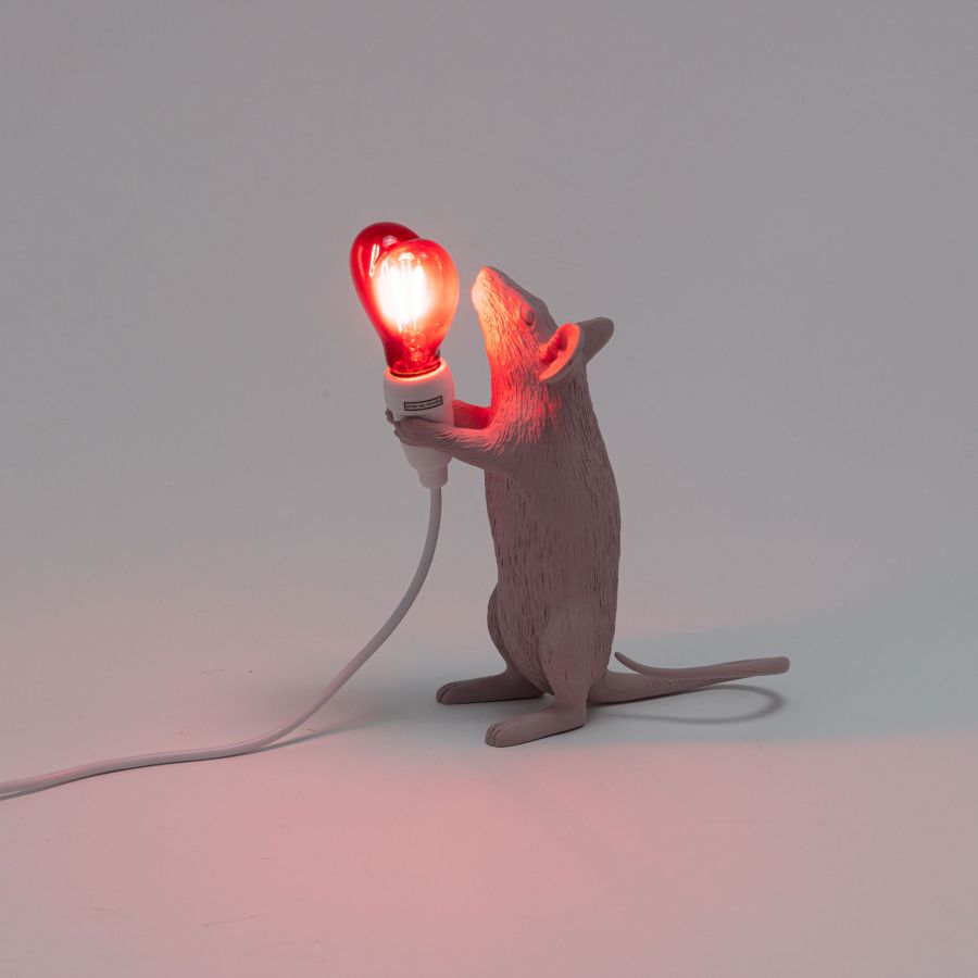 Seletti, Lampada Mouse Step Love USB