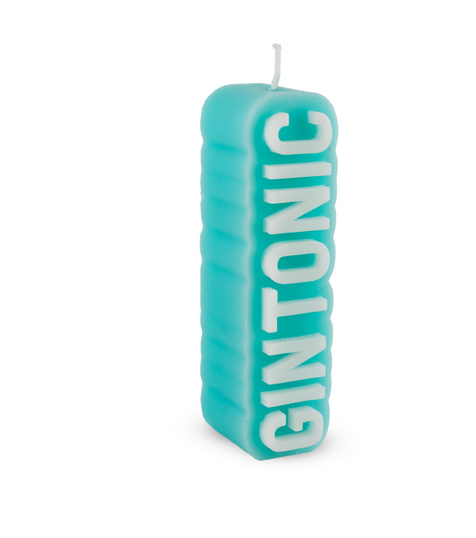 Candela profumata in paraffina - Decoro Gin Tonic.