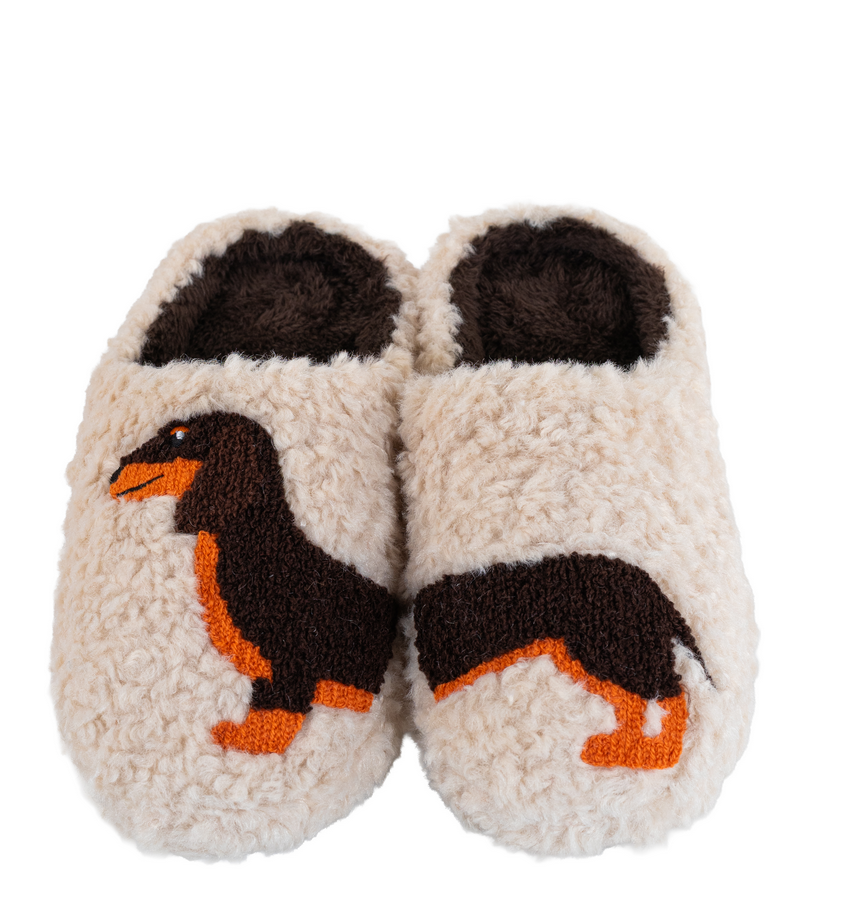 Pantofole morbide / Decoro Bassotto