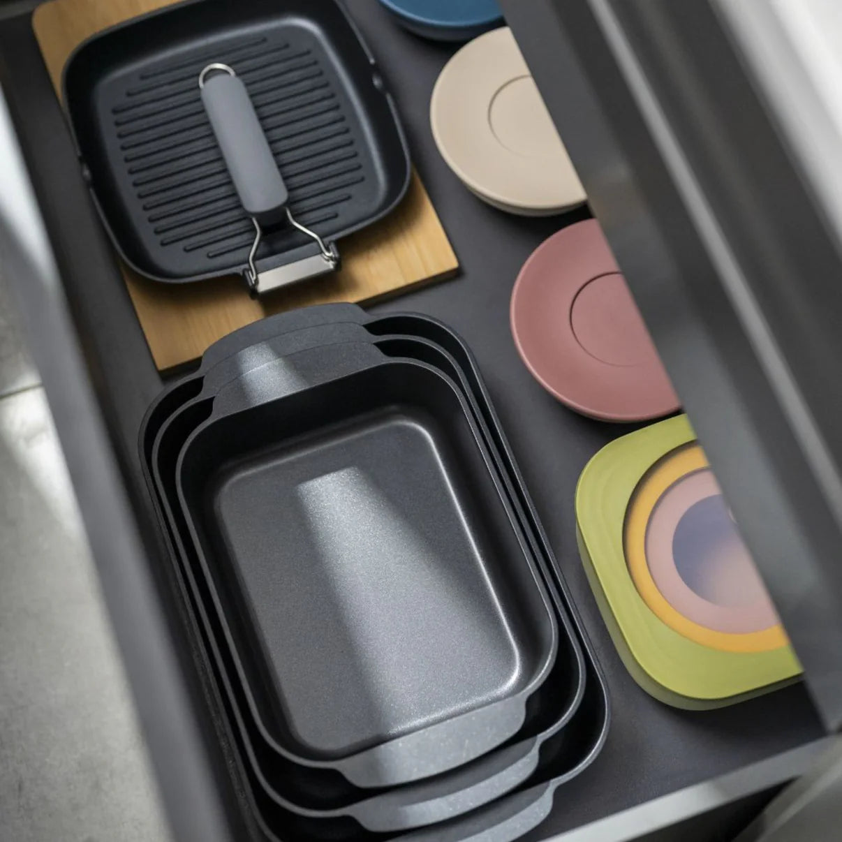 TEGLIA ALLUMINIO BLACK - 35X24 / PROFESS.COOK SPECIAL