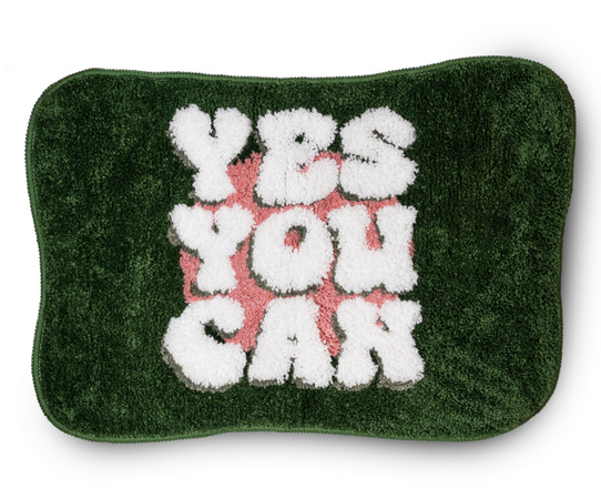 Tappeto colorato " Yes you can "