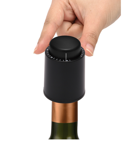 Set 2 tappi ermetici per bottiglie di vino