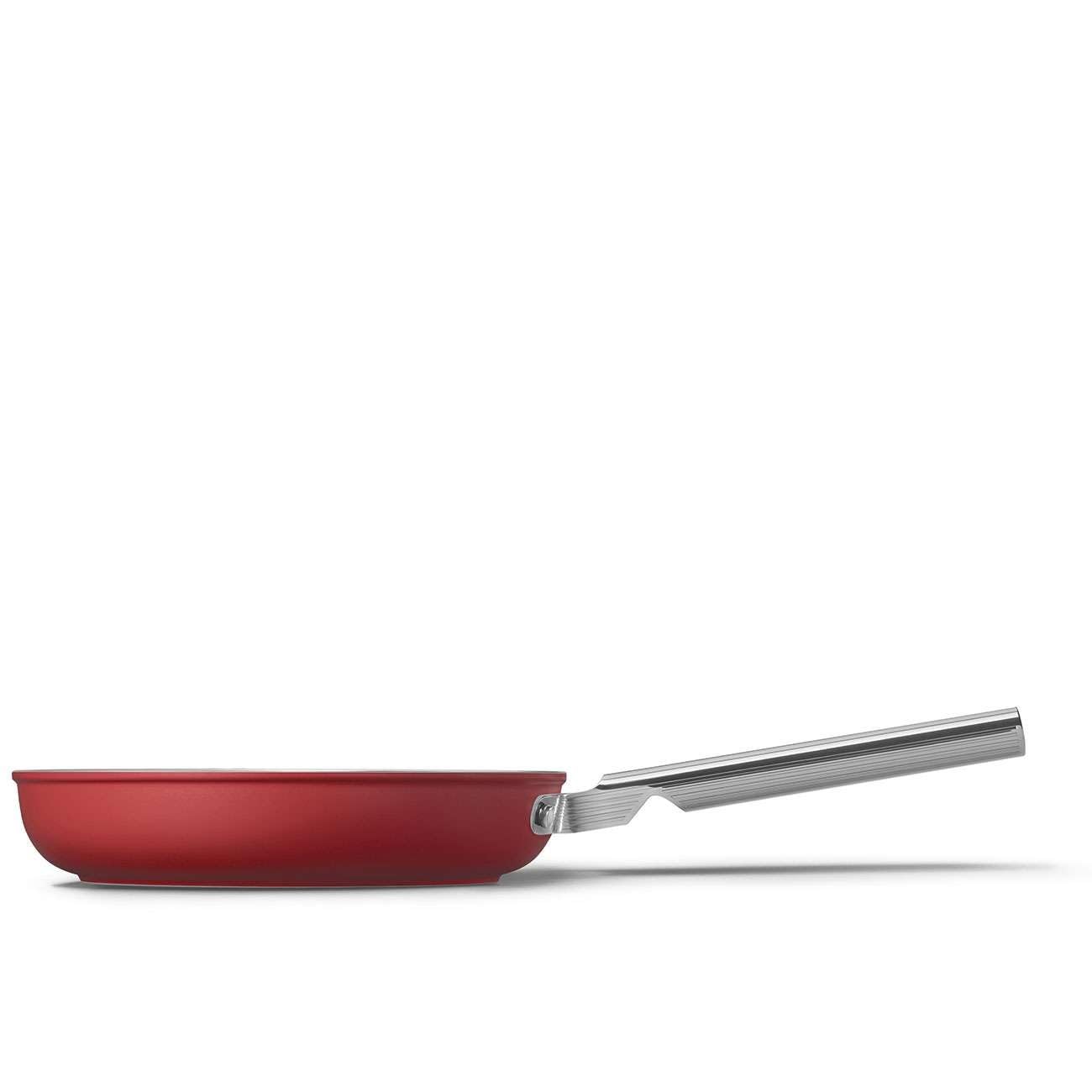Smeg - Padella Antiaderente, Cookware, Rosso, Estetica 50’s Style, Diametro 30 C