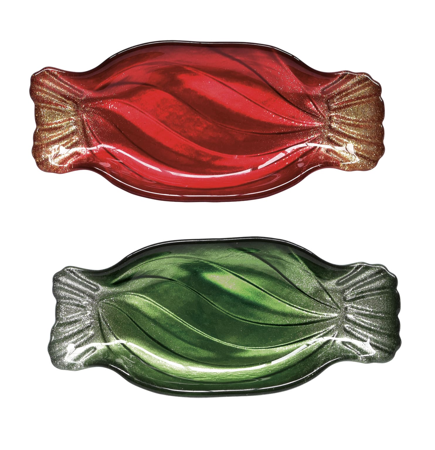 Set 2 piattini in vetro - In Color Box /