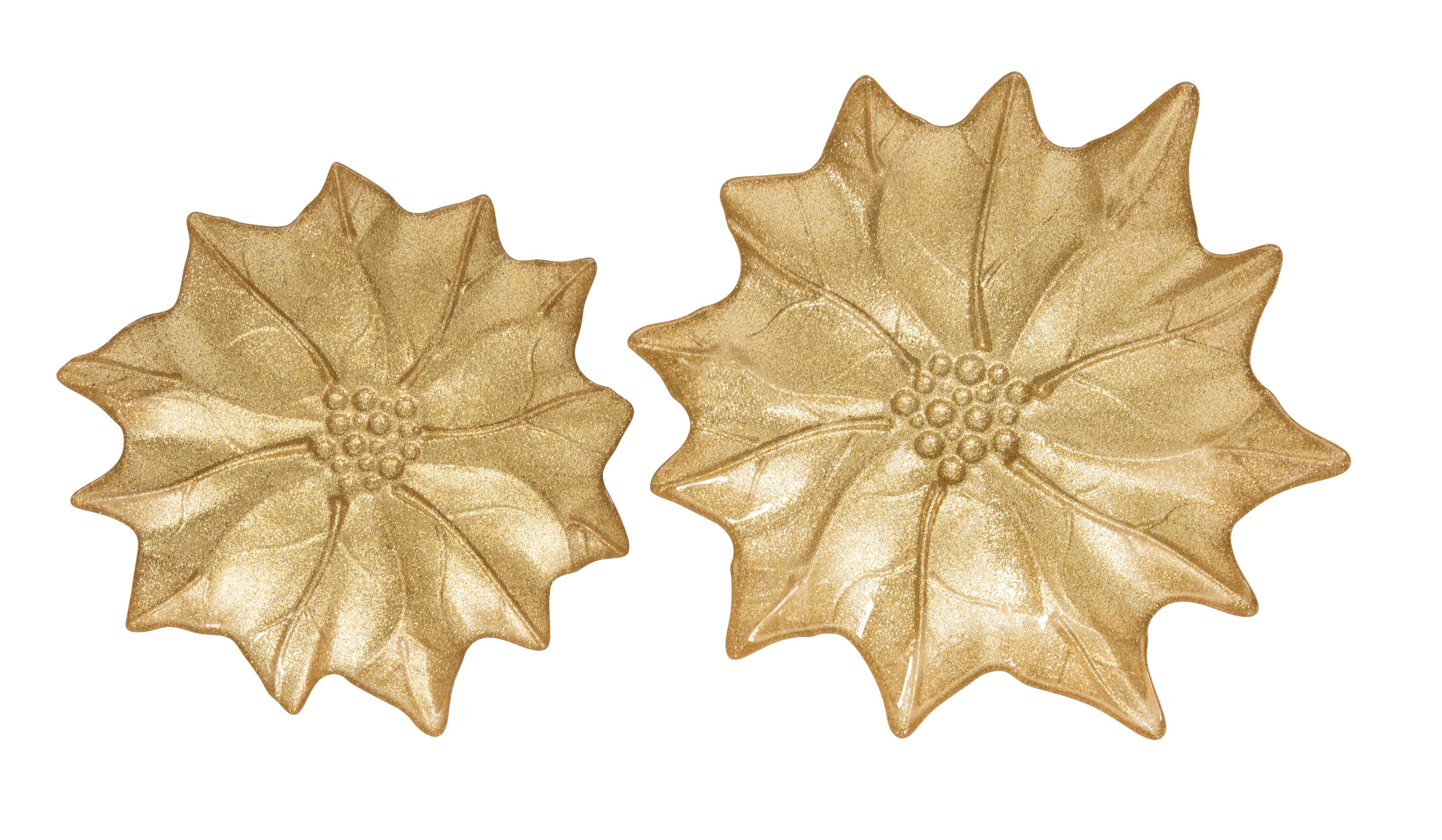 Set 2 piattini in vetro In Color Box - 18/21 cm / White Elegance