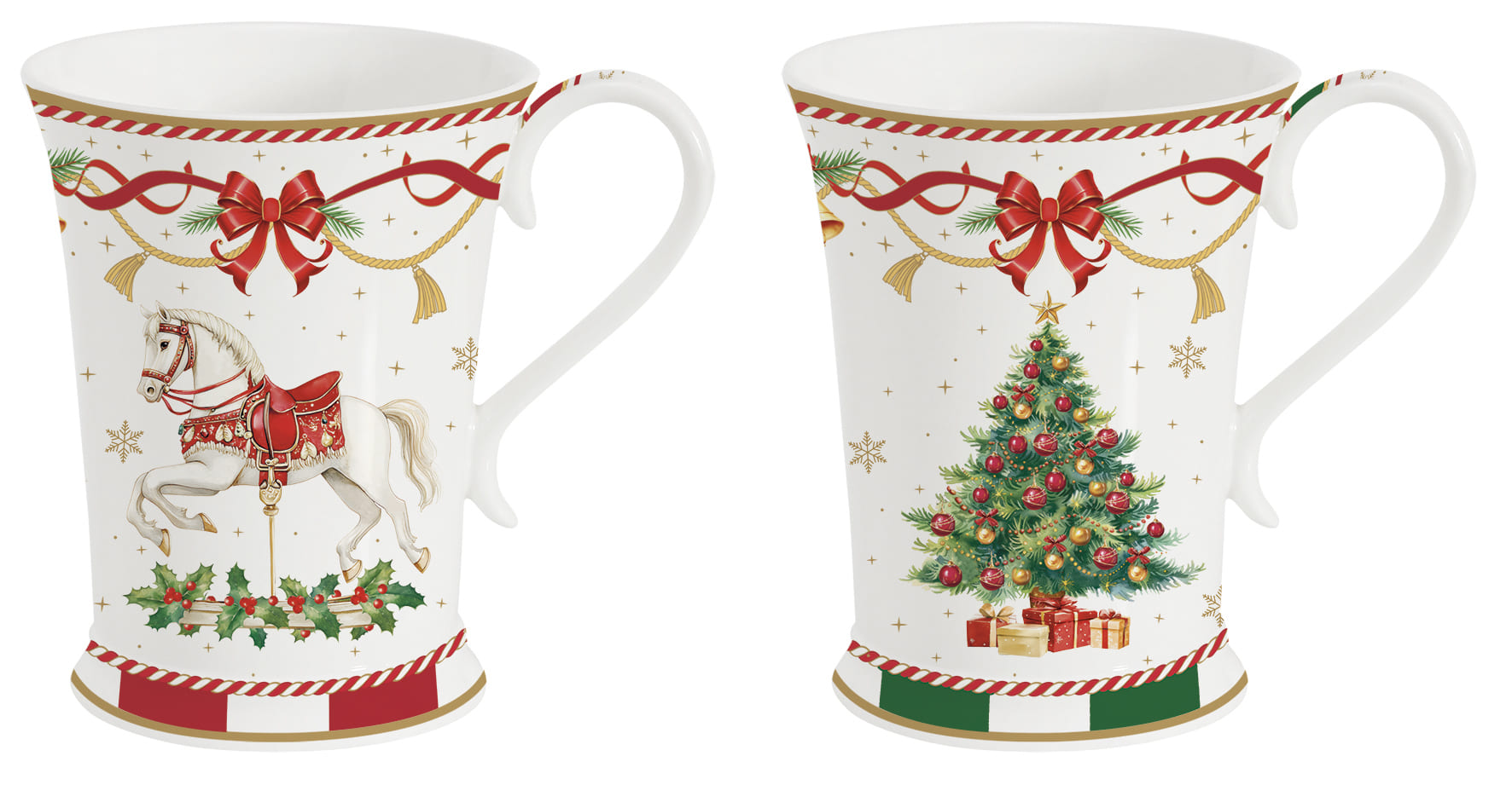 Set 2 tazze in Porcellana - 300 ml / Christmas Tale