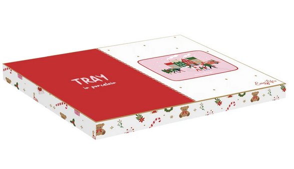 Vassoio in porcellana - 22x14 cm / Christmas Twist