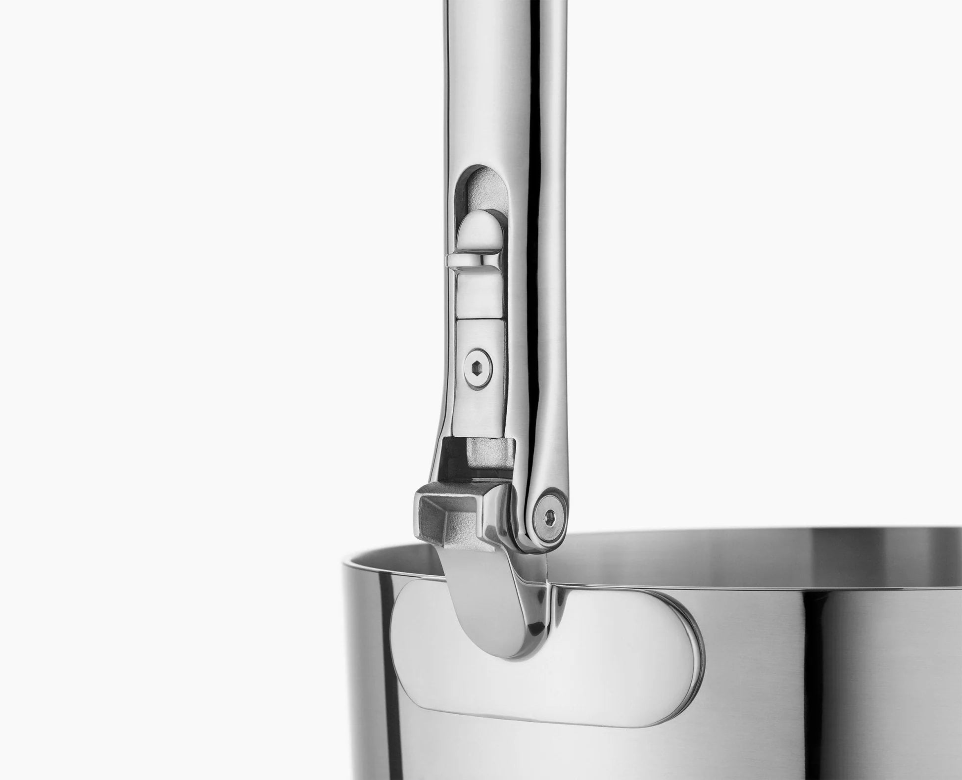 Set 6 di pentole pieghevoli - Acciaio Spaziale