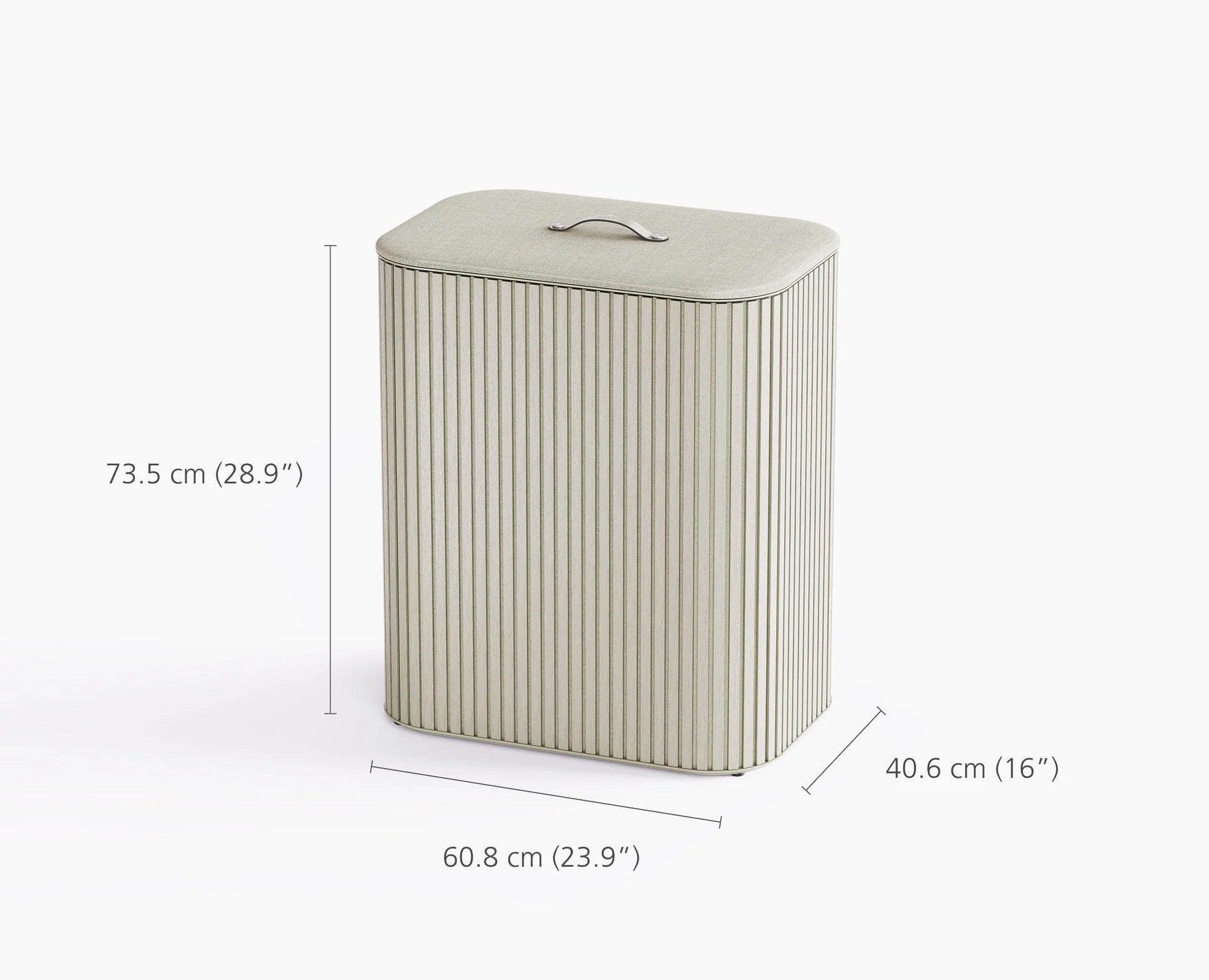 Cesto Separatore Lavanderia - 90 L / Ecru