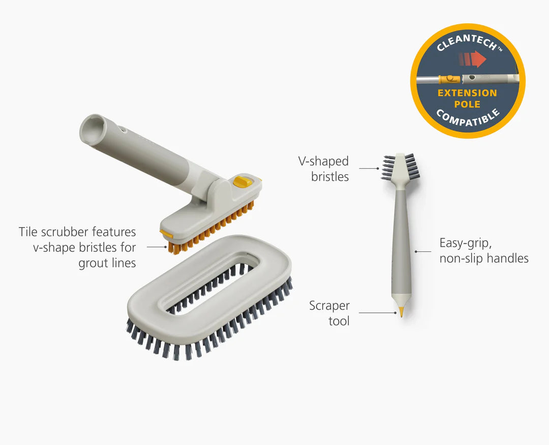Set 2 pezzi - Strumenti per la pulizia di piastrelle