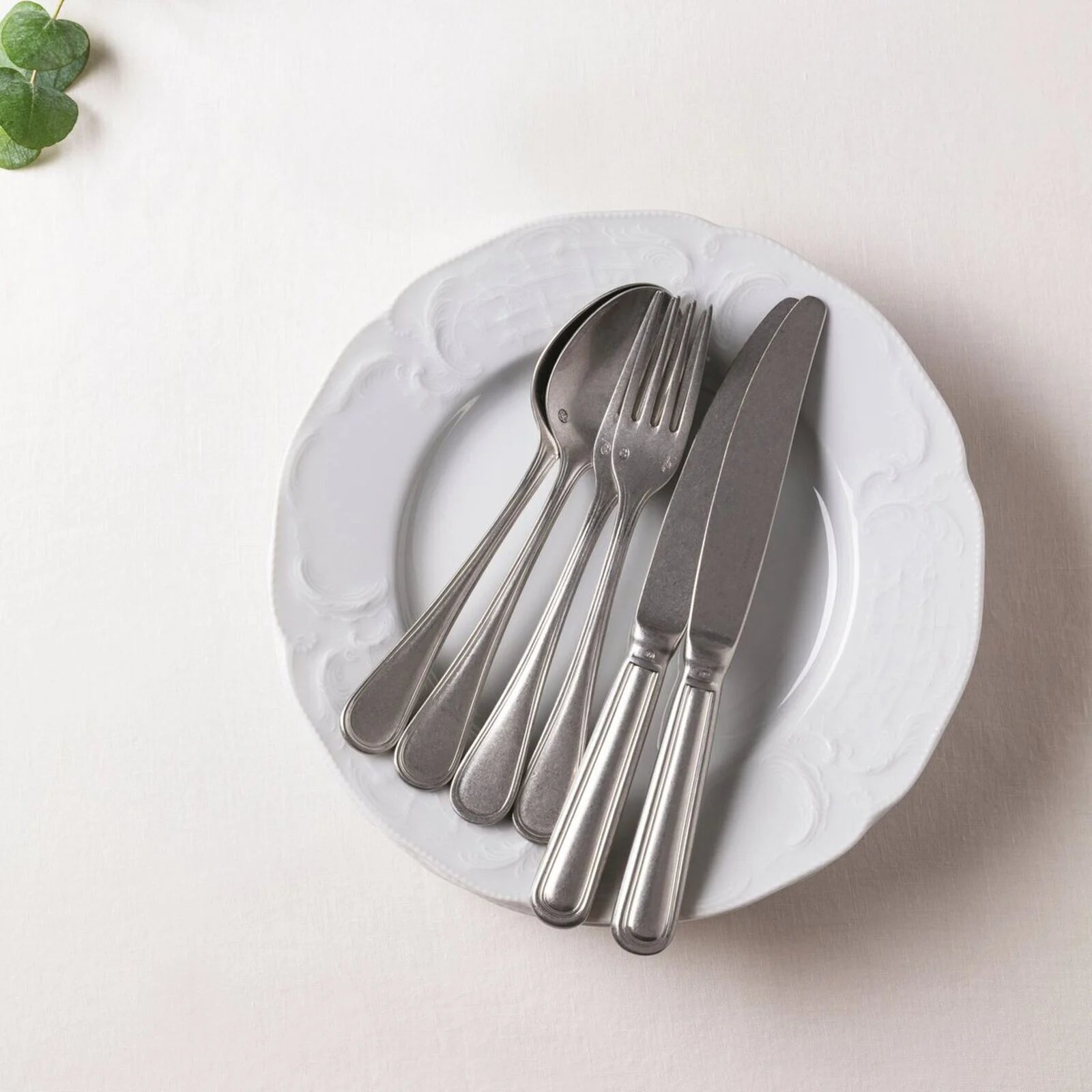 Sambonet - Contour Servizio tavola 24 posate in acciaio inox vintage