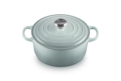 Cocotte rotonda Evolution in ghisa vetrificata 24 cm - colore sea salt