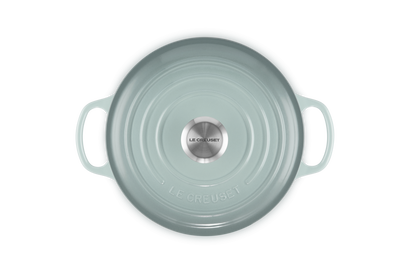 Cocotte rotonda Evolution in ghisa vetrificata 24 cm - colore sea salt