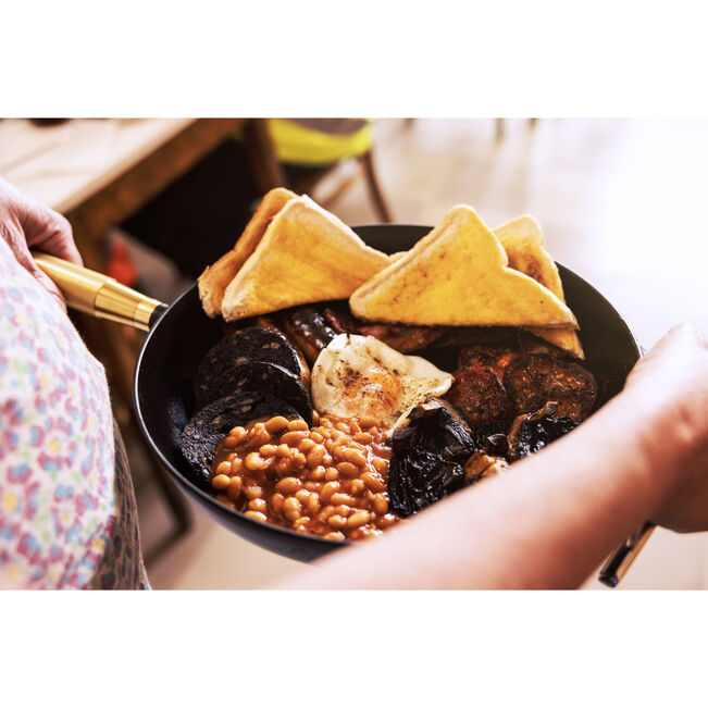 Padella Buster+Punch - 28 cm, ghisa, Nero opaco