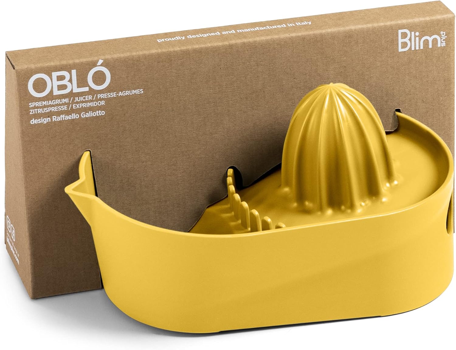 Blim Plus Spremiagrumi Oblò giallo opaco (Desert)