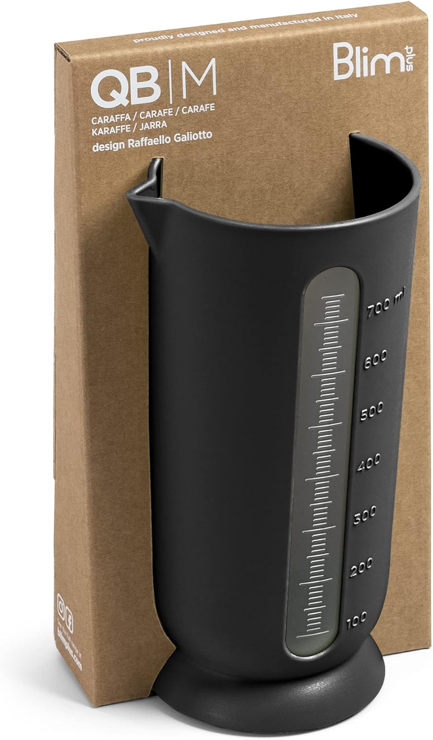 Caraffa QB / 750ml - Colore Carbon