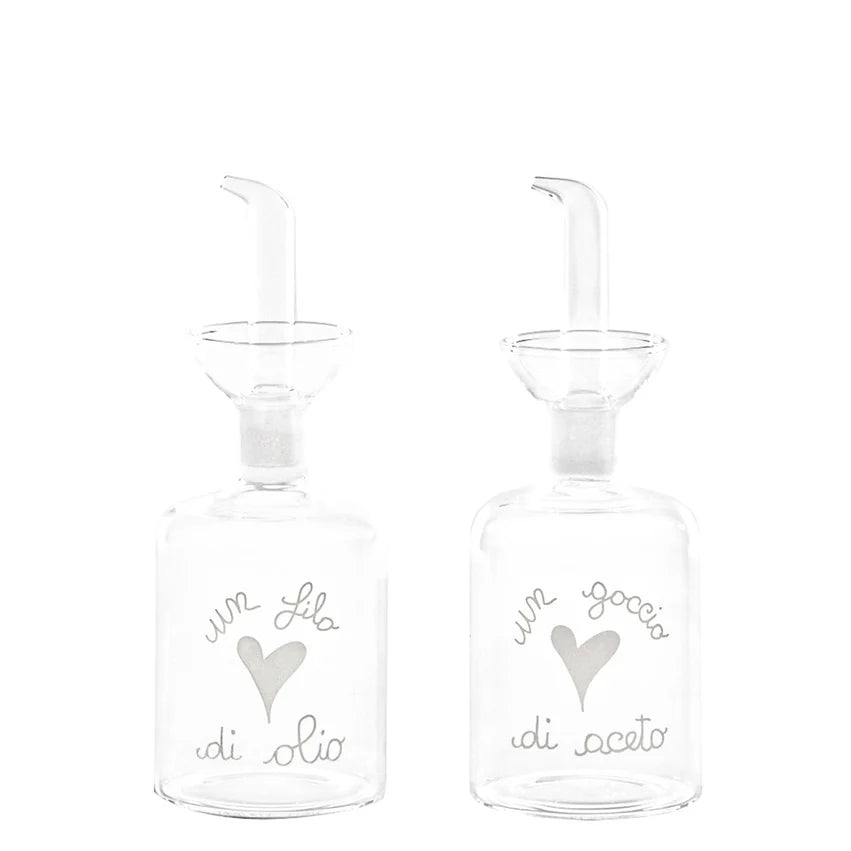 Set 2 Bottiglie Un Filo di Olio - Un Goccio di Aceto / 2x250ml