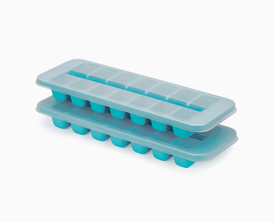 Flow™ Confezione da 2 vaschette per cubetti di ghiaccio blu facili da riempir