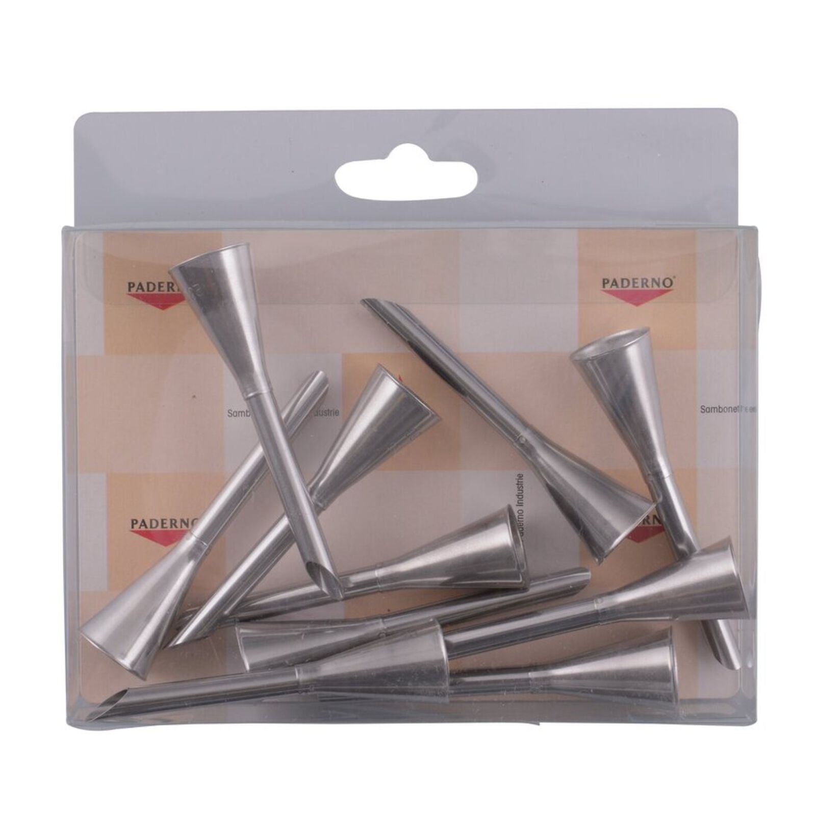 Set 10 Bocchette a imbuto - Acciaio inox