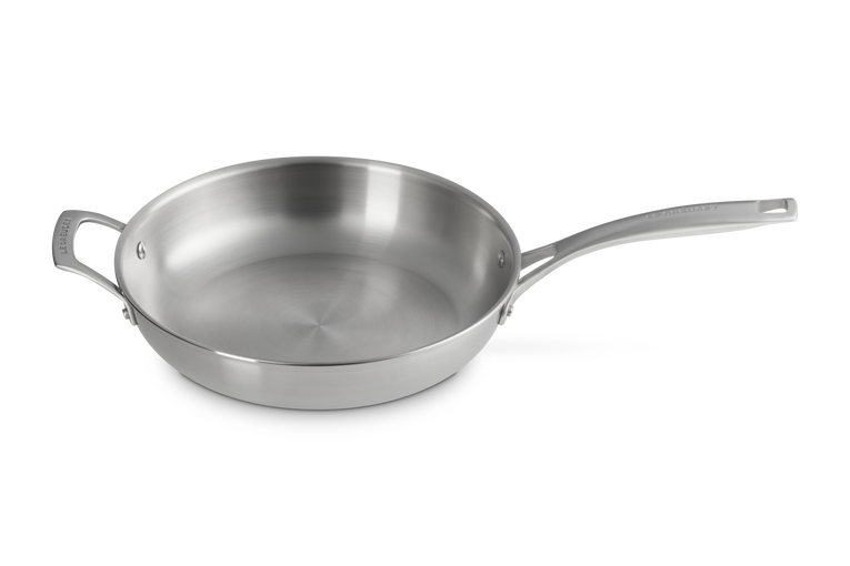 Padella bassa con maniglia Acciaio Inox Essential - 28 cm