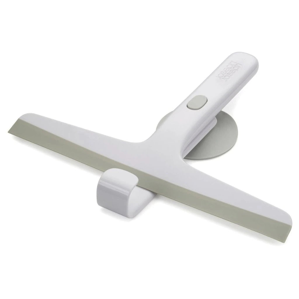 EasyStore™ Raschietto per doccia grigio chiaro con gancio per riporlo