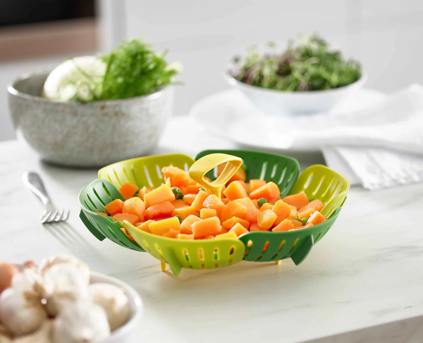 Cestello pieghevole per cottura a vapore Bloom™