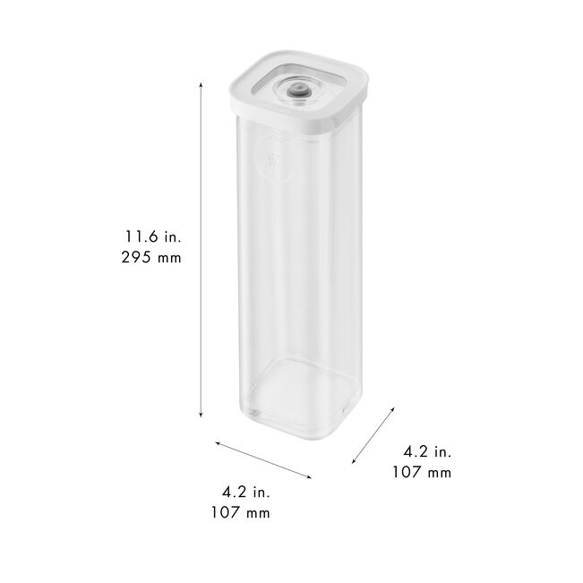 Fresh & Save CUBE Contenitore 4S / 11 cm, transparente-bianco