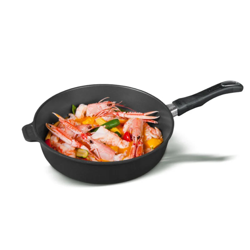 Padella Alta Induzione 26 cm Manico Removibile
