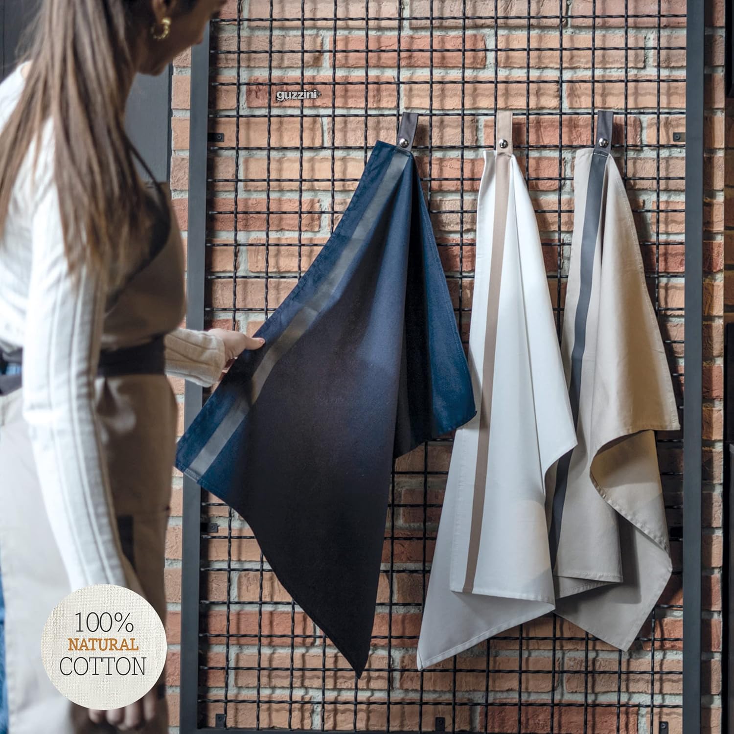 Natural style, CANOVACCIO - 50 x 70 cm Blu Notte