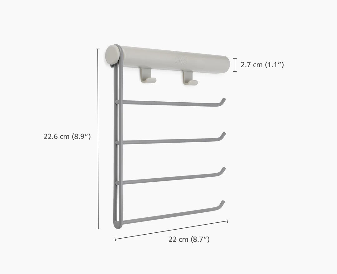 Asta appendiabiti per cintura, cravatta e sciarpa Orderly™ Ecru