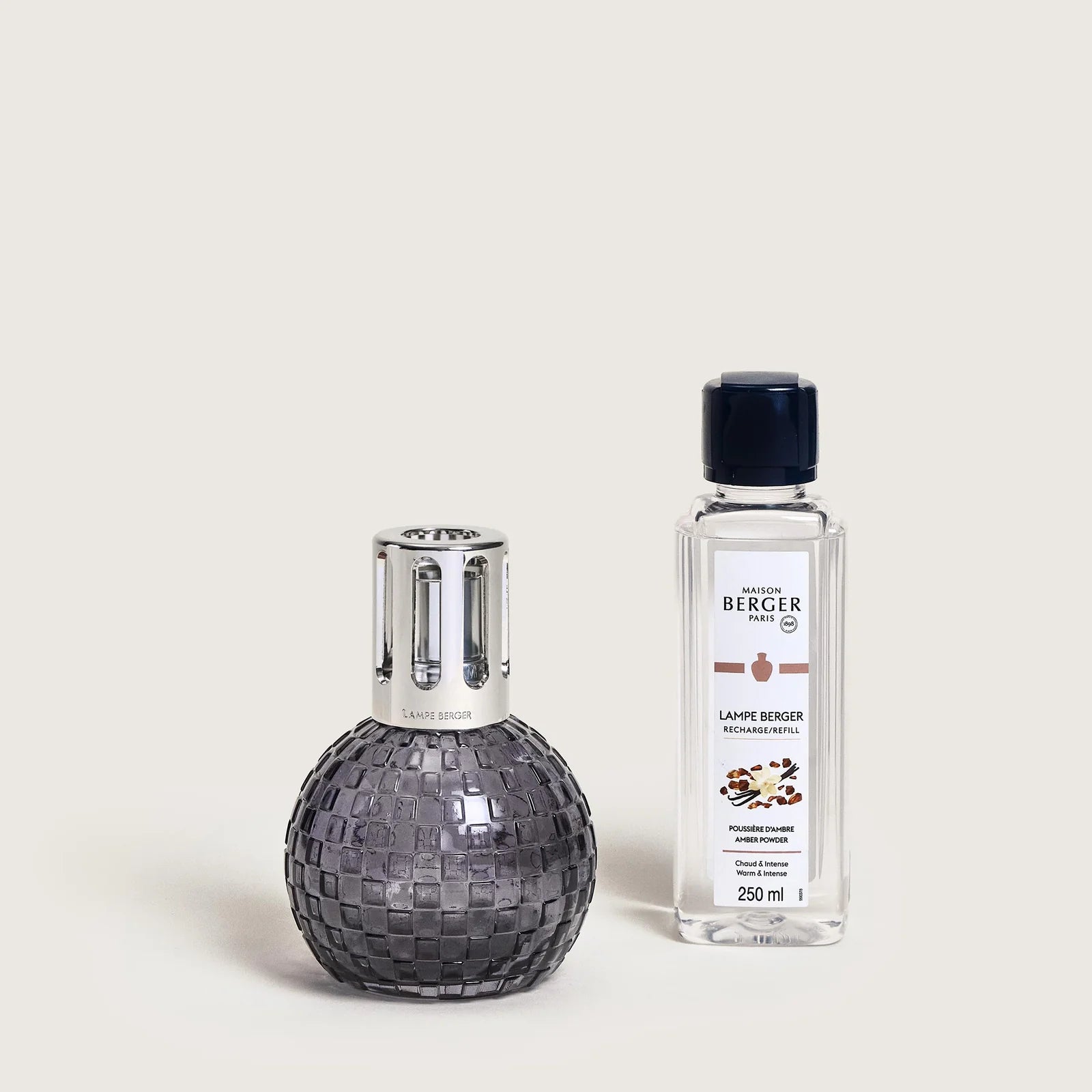 Lampada Catalitica Cofanetto DISCO Gris + 250ml Poussière d’Ambre