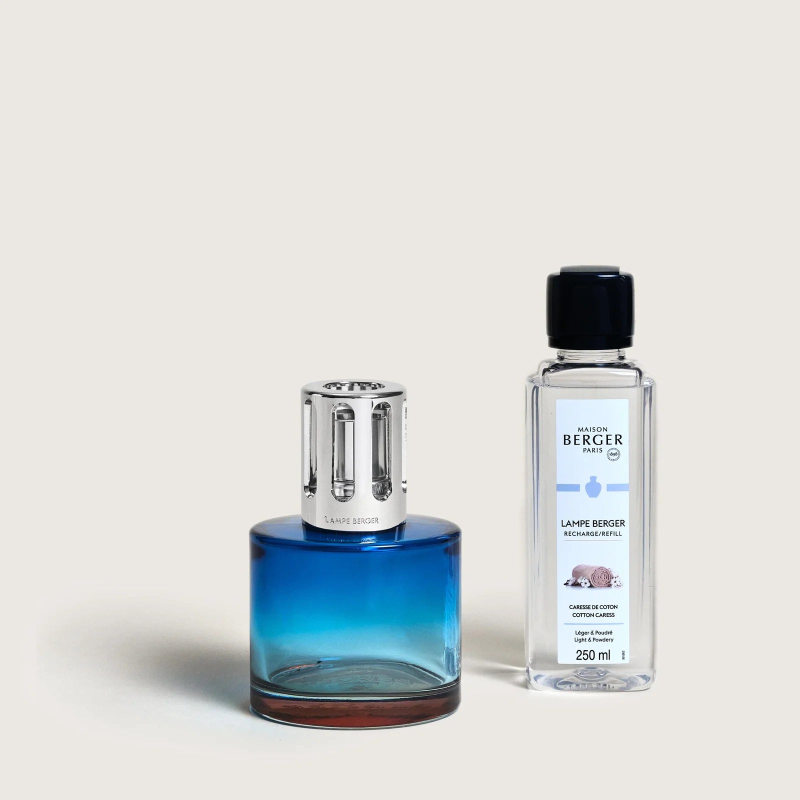 Lampada Catalitica Cofanetto PURE Blue con 250ml Caresse de Coton