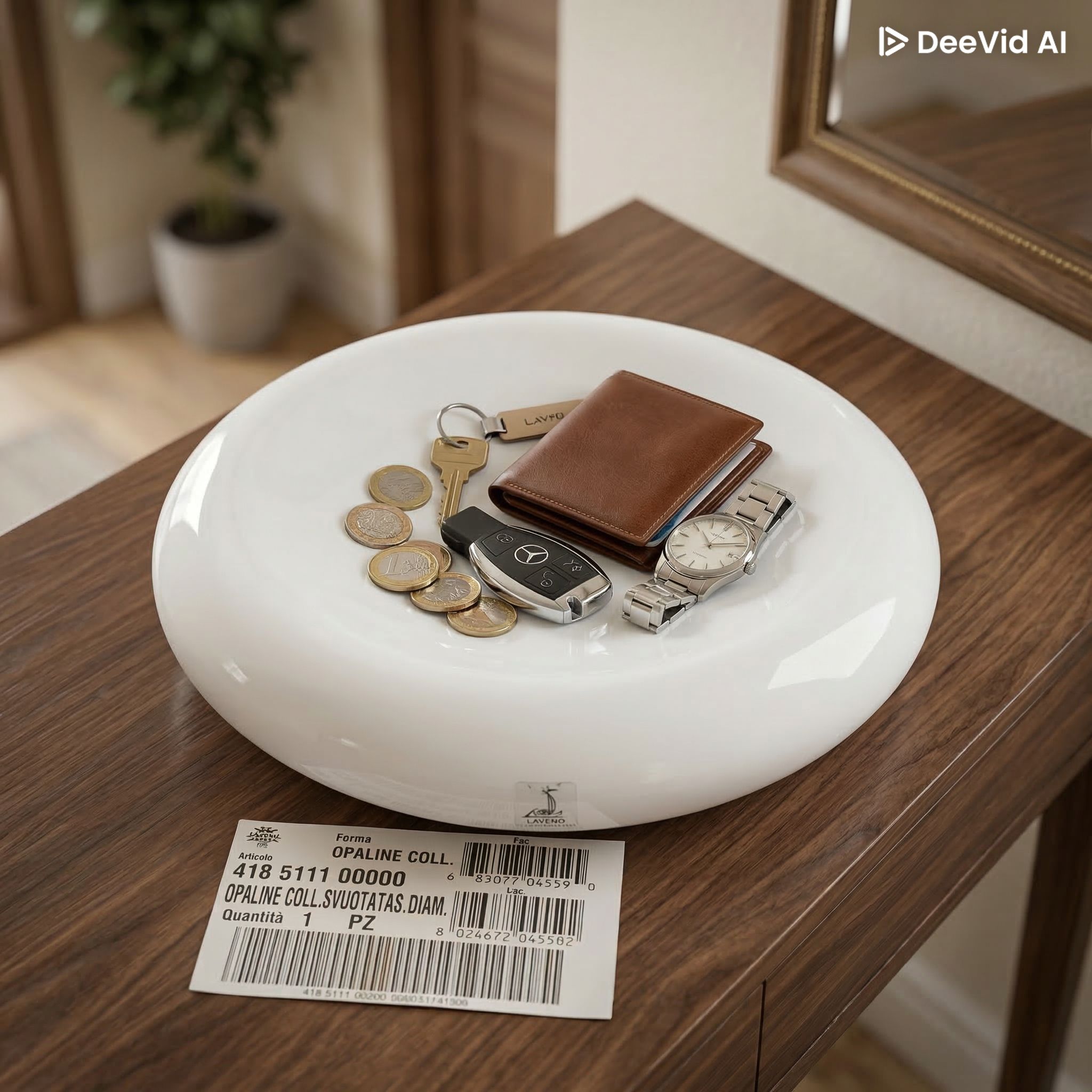 Svuotatasche "Bubble" Ginori 1735 - Collezione Opaline (30 cm)