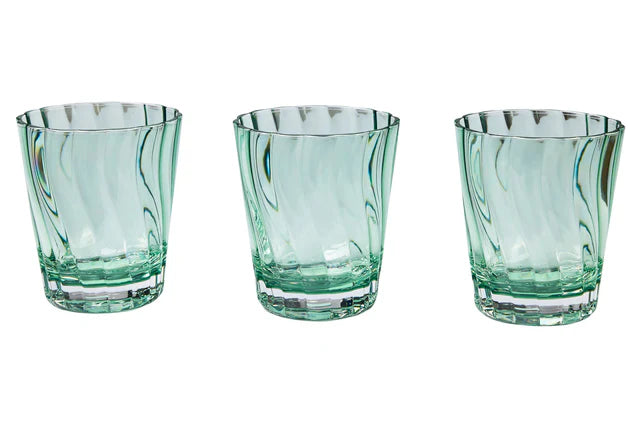 Novità Home Formentera - Bicchieri Set 1/6 Verdi In Metacrilato