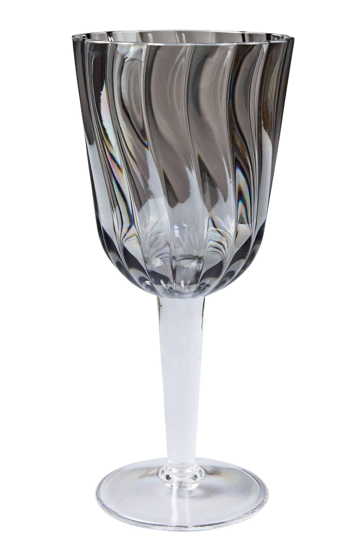 Formentera - Set 6 Calici Grigi In Metacrilato