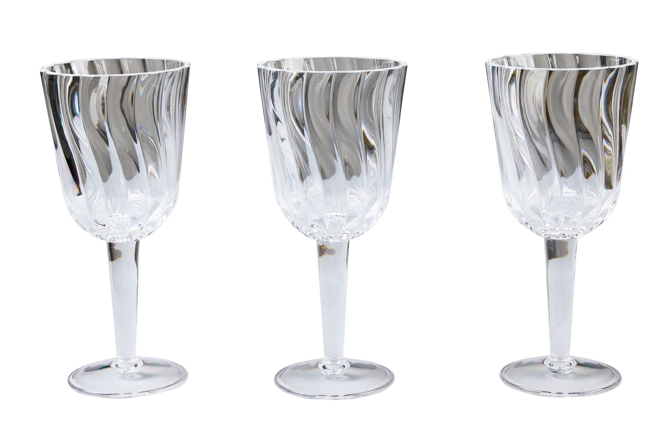 Formentera - Set 6 Calici Trasparenti In Metacrilato