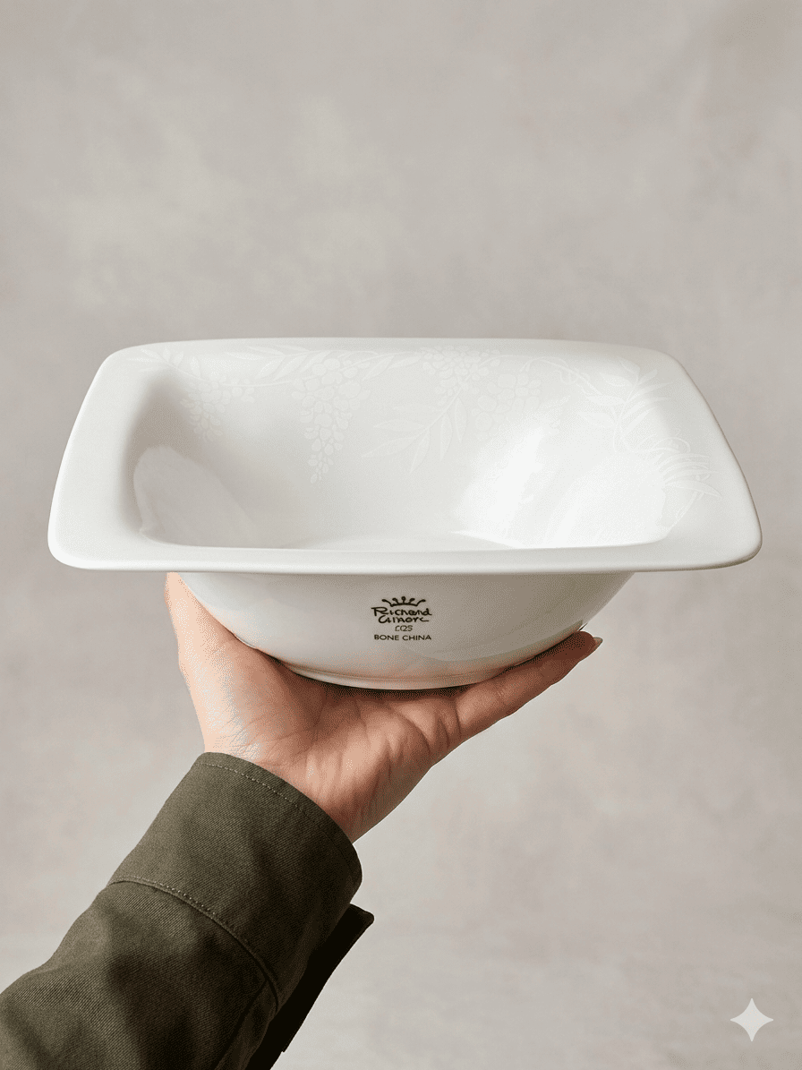 Insalatiera Quadrata Collezione Vela