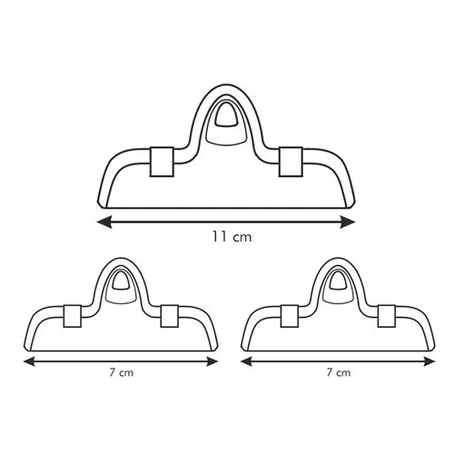 CLIP PER SACCHETTI Set 3 pezzi