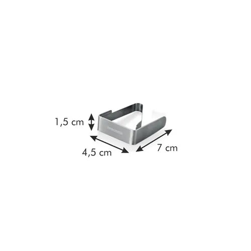 CLIP FERMATOVAGLIA IN ACCIAIO - SET 4 Pezzi