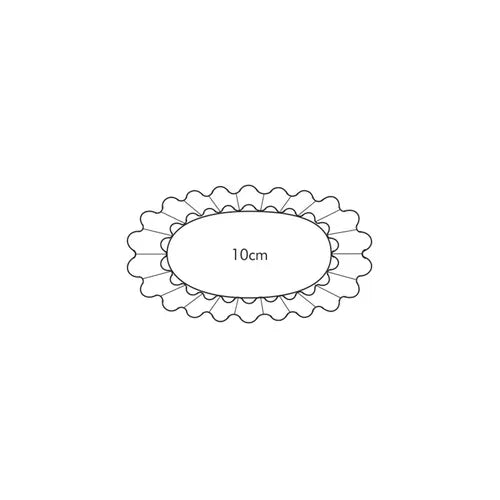 Set 6 Stampi Ovali Per Tartellette "Delicia"