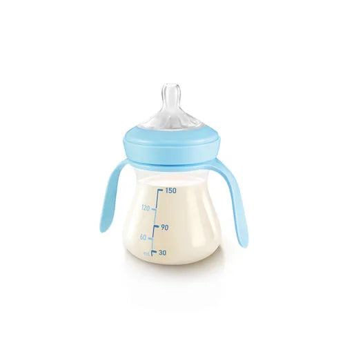 Biberon 150 Ml Azzurro "Papu Papi"