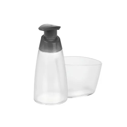 Dispenser Per Sapone/Detergente 350 Ml, Con Portaspugna "Cleankit"