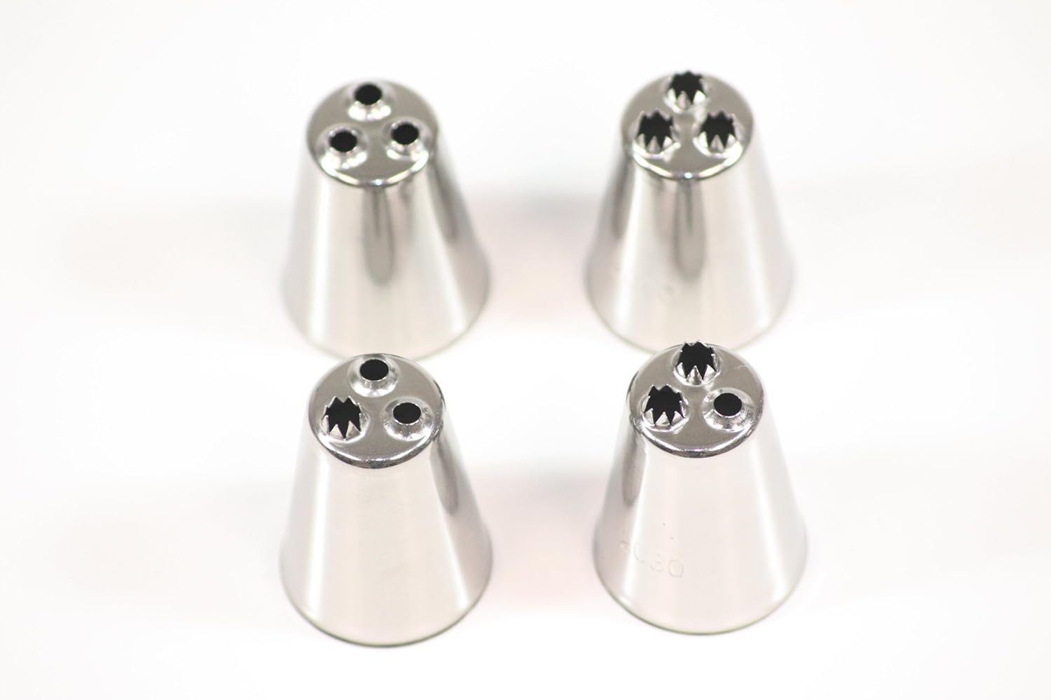 Setn 4 Bocchette Assortite - Acciaio Inox