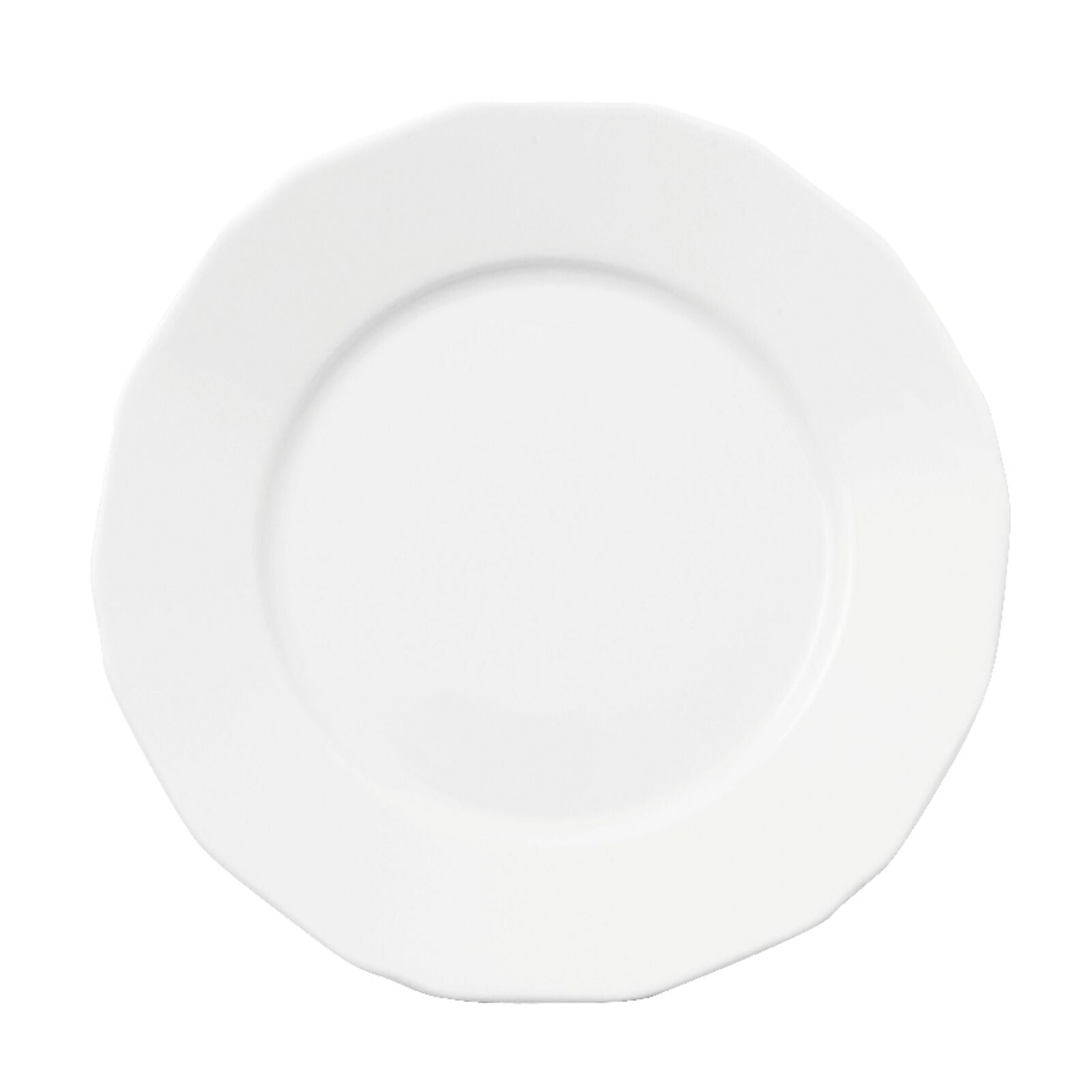 Garden piatto piano in porcellana bianco 21 cm