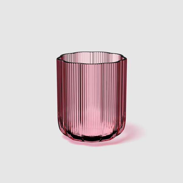 Fleur Vaso - Lilla, 12,5 x 15 cm, vetro