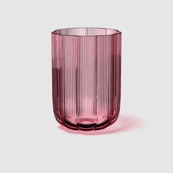 Fleur Vaso - Lilla, 16 x 22,5 cm, vetro