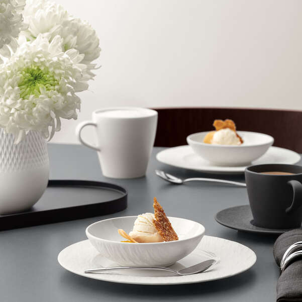 Manufacture Coppetta macedonia - Bianco, Premium Porcelain