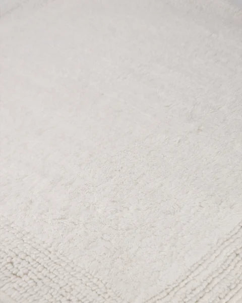 Tappeto da bagno Coordinates Charisma bianco brillante