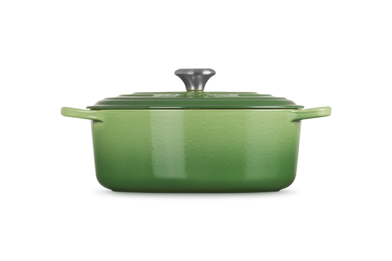 Cocotte ovale Evolution in ghisa vetrificata - Verde Bamboo 29 CM / 4.7 L